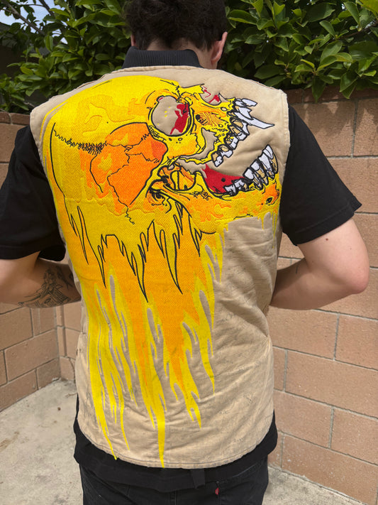 Mtllca Flaming Skull